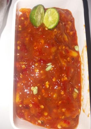 Foto resep Sambel mangga kuweni perasan jeruk limau
