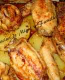 Alitas en adobo al horno