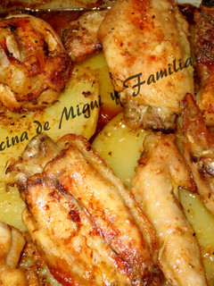 Una foto de Alitas en adobo al horno