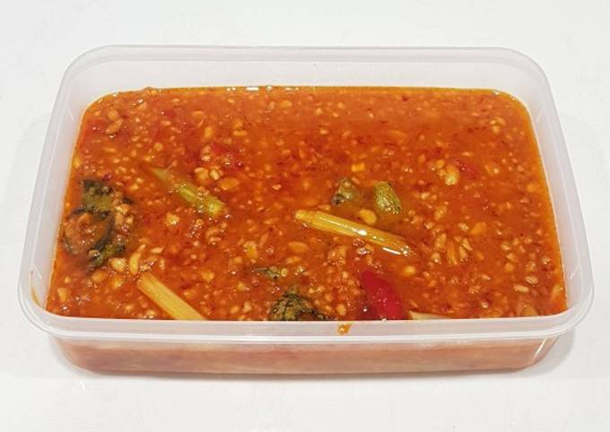 112. Saus/Bumbu Kacang untuk Cilok, Batagor, Siomay (Indonesia)