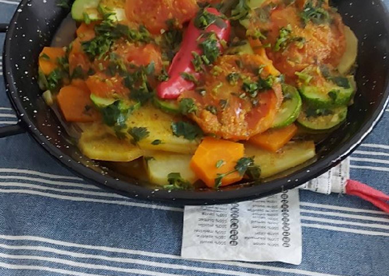 Tagine de légumes a la marocaine