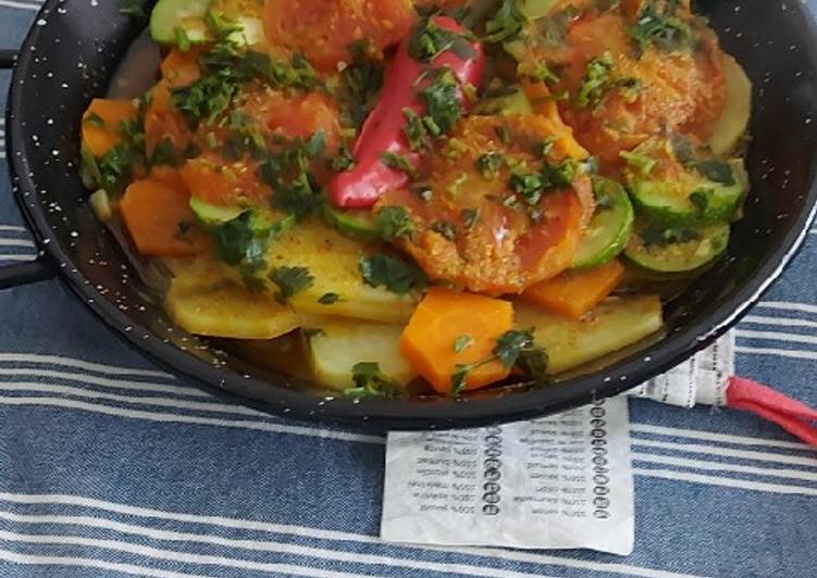Recette: Tagine de légumes a la marocaine