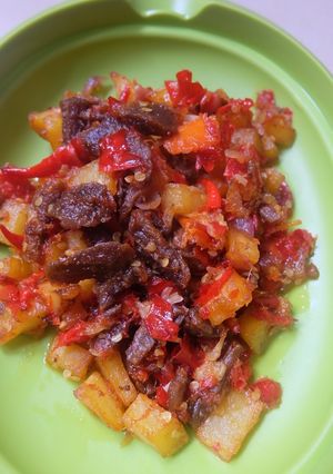 Foto resep Dendeng kentang balado