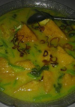 Foto resep Bayam kuah santan