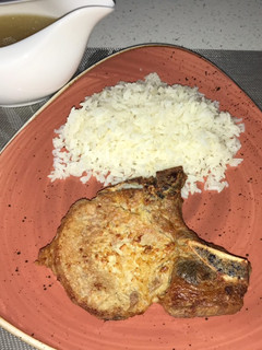 Una foto de Chuletas al jengibre