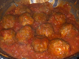 Albóndigas al horno con salsa de tomate