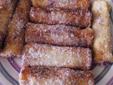 Rollitos rellenos dulces