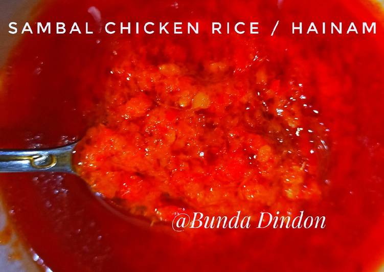 Sambal Chicken Rice / Hainam