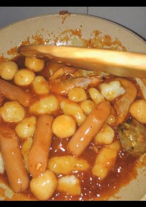 Hình của món Tokbokki ngon xĩu.