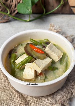 Foto resep Lodeh Praktis (Terong Buncis Tahu)