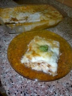 صورة لوصفة لازانيا 😋😋