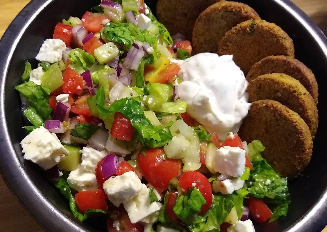 Recipe of Award-winning Falafel Salad