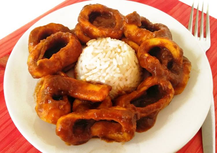 🦑Calamares en salsa americana🦑