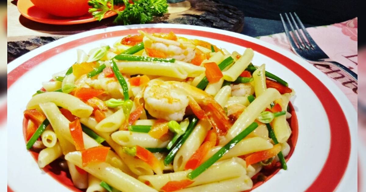 32 resep  penne aglio  olio  enak dan sederhana Cookpad