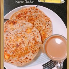 A picture of Cheese Paratha (Paneer).