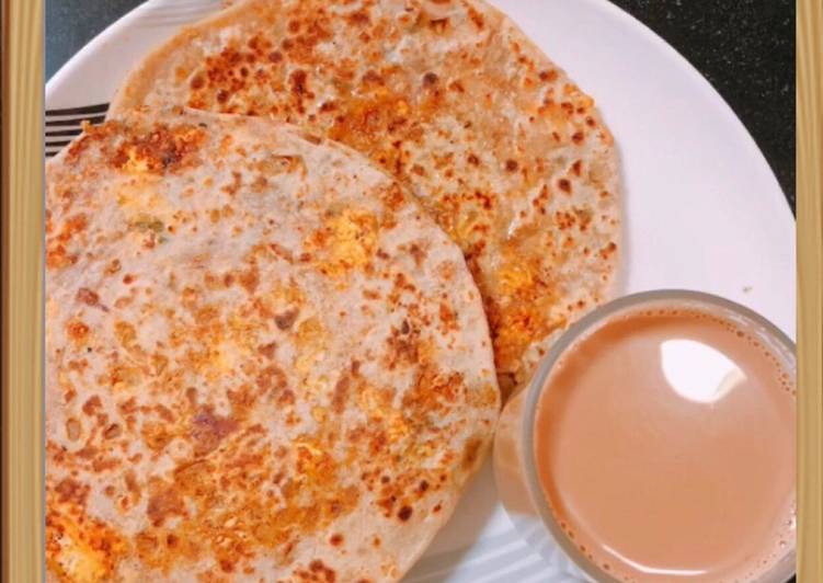 Recipe of Ultimate Cheese Paratha (Paneer)