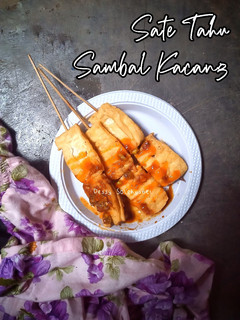 Foto resep Sate Tahu sambal Kacang