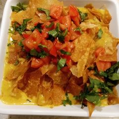 A picture of میمنی کاٹھیاواڑی چنا چاٹ.