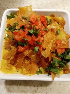 A picture of میمنی کاٹھیاواڑی چنا چاٹ.