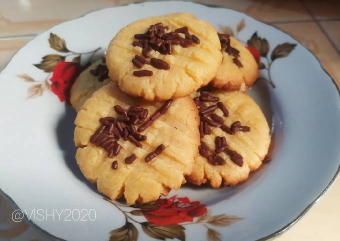 Resep 45. Cookies Homemade 🍪 (No oven No mixer) Anti Gagal