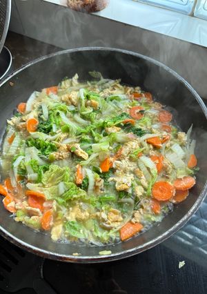 Foto resep Sawi Tumis Telur