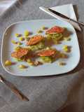 Red Mullet with Potatoes, Belgian Endive, and Celery