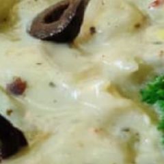 White sauce pasta A picture of White sauce pasta.