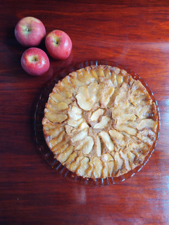 Foto de Bolo-torta de maçã sem glúten