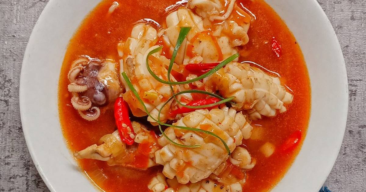Resep Cumi Asam Pedas Rasanya Maknyus