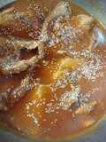 Lomo de cerdo agridulce con ajonjolí y romero