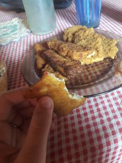 Una foto de Nuggets de no pollo veganos
