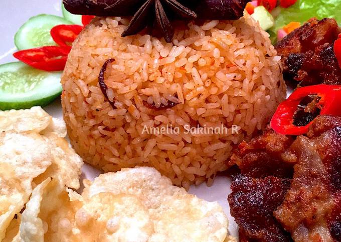 Nasi Kebuli Daging Kambing