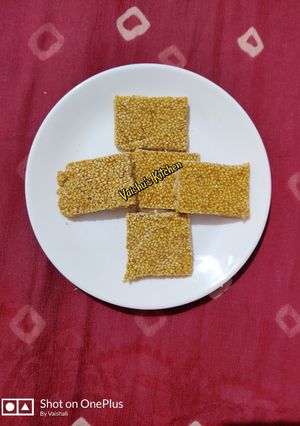 A picture of Sesame Chikki.