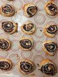 Puff pastry roll dengan kutia (zawijaski z kutią)