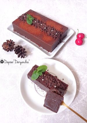 Foto resep Puding Brownies Roti Tawar