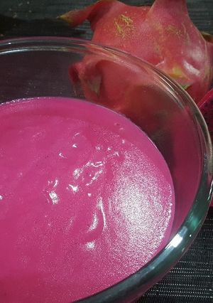 Foto resep Vla Buah Naga