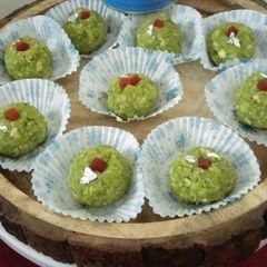 Green peas_ paneer ladoo A picture of Green peas_ paneer ladoo.
