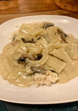 A picture of Swiss Chard Blanquette.
