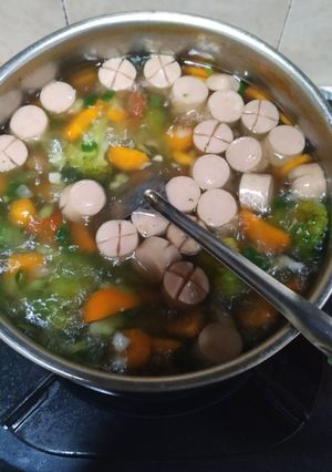 Foto resep Sop Sosis Simple
