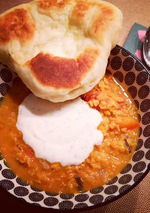 Rote Linsen Daal Rezepthauptbild