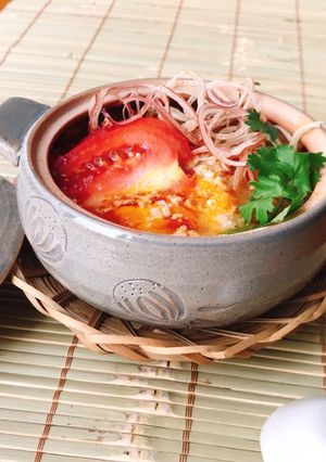 Hình của món Riêu chay (nấu từ óc đậu).