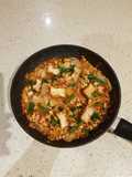 123. Tumis Sawi, Tahu, Ayam