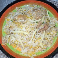 Coconut Ginger Chicken Biryani A picture of Coconut Ginger Chicken Biryani.