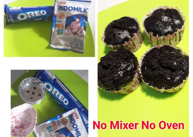 Brownies Oreo No Mixer 2 Bahan