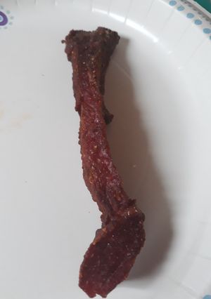 A picture of Sweet and Spicy Beef Jerky.