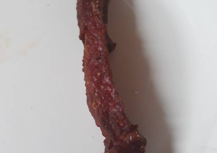 Easiest Way to Prepare Homemade Sweet and Spicy Beef Jerky