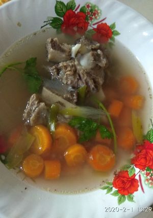 Foto resep SOP iga sapi