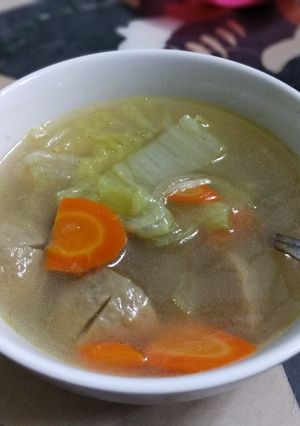 Foto resep Sop SaWorSo (Sawi Wortel Bakso)