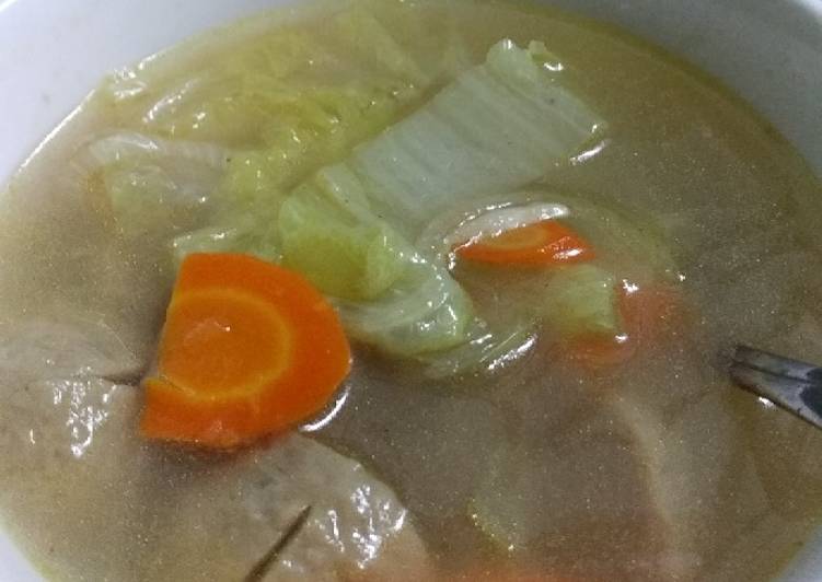 Bahan Sop SaWorSo (Sawi Wortel Bakso) | Cara Bikin Sop SaWorSo (Sawi Wortel Bakso) Yang Sedap