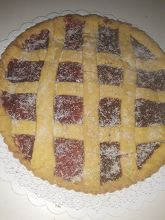 Una foto de Pasta flora de membrillo y de dulce de leche sin manteca